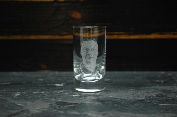 Schnapsglas mit Gravur