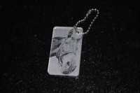 Anhänger mit Fotogravur schmal Anhänger mit Fotogravur schmal